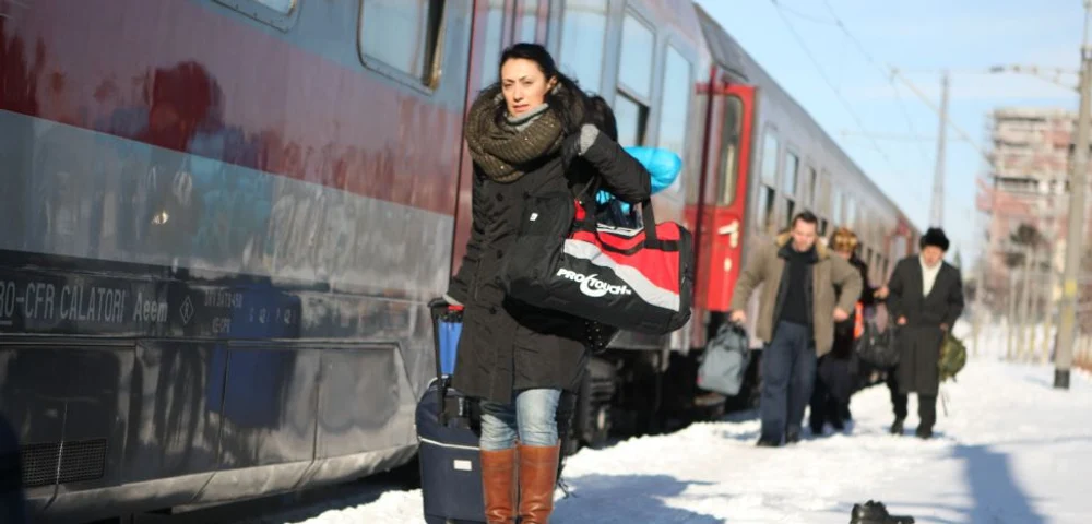 Măsuri speciale anunțate de CFR din cauza gerului extrem
