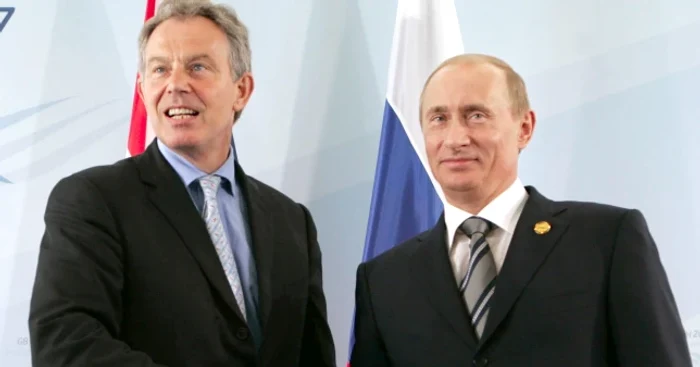 Blair si Putin. FOTO  AFP/Getty Images