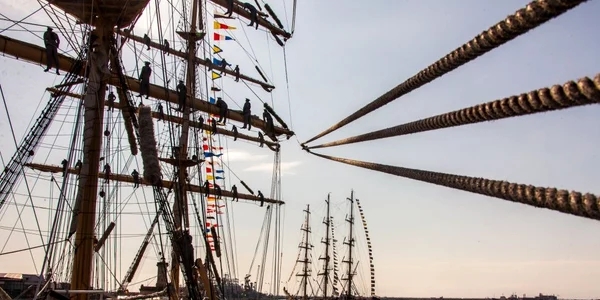 Veliere/corăbii/nave cu pânze la regata Black Sea Tall Ships 2014 Foto Valery Vasilevskiy