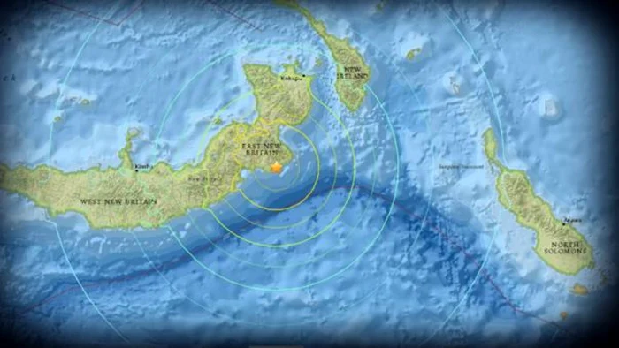 Seismul a avut loc în largul coastelor statului Papua Noua Guinee