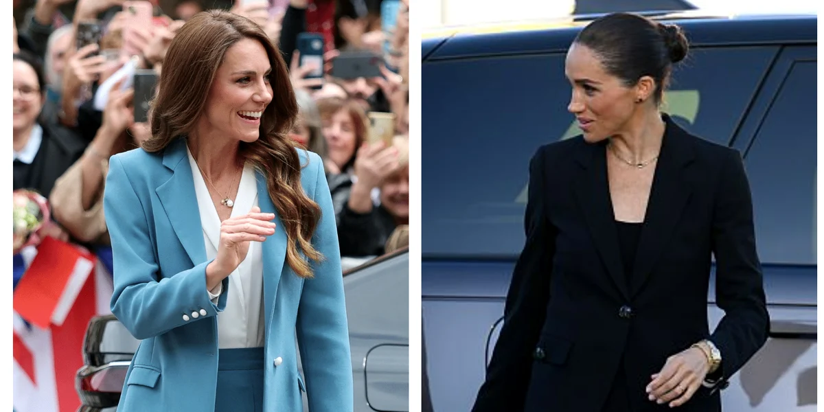 Kate Middleton versus Meghan Markle getty images jpg