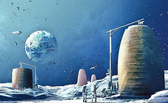 
    Sediul central al Gunoierilor Spaţiali  va fi amenajat pe Lună, în module  speciale, realizate prin imprimare 3D  