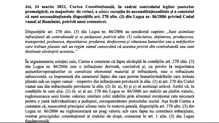 decizie curtea constitutionala 2