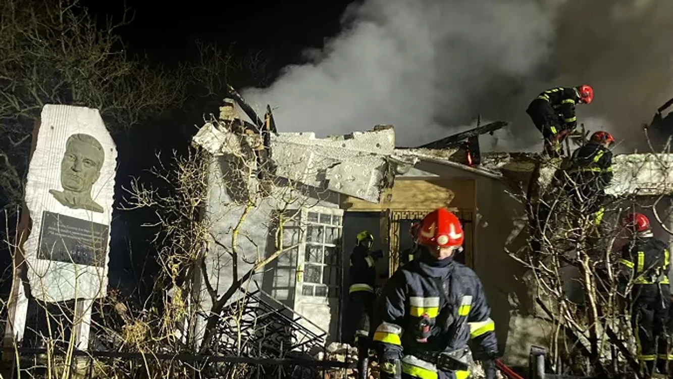 Rușii au distrus muzeul caporalului UPA (Armata Insurgentă Ucraineană) Roman Șukșevici din Liov FOTO Andri Sadovi
