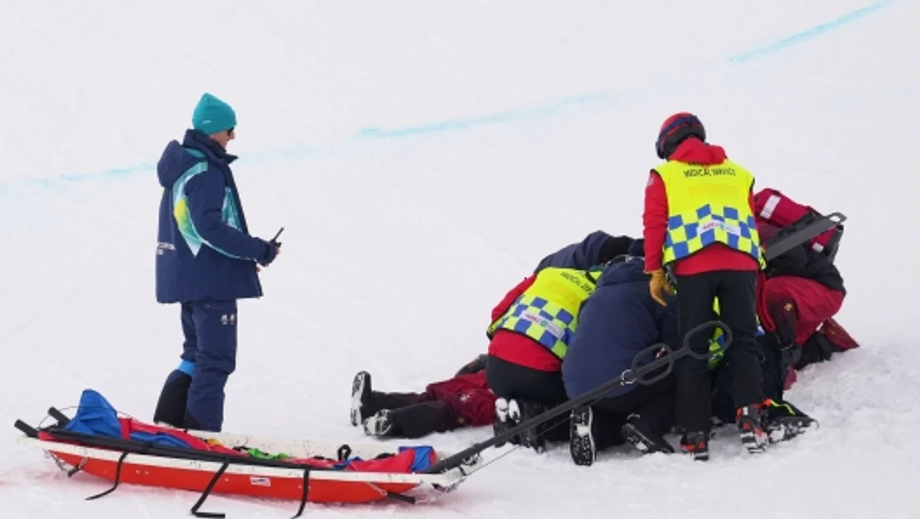 Sportiva chineză a primit îngrijiri medicale  FOTO Captură video