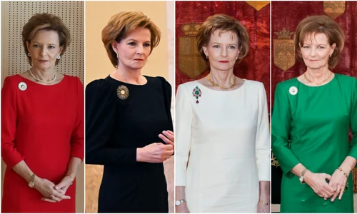 Majestatea Sa Margareta preferă rochia etui   Casa Majestății Sale jpg