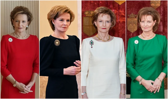 Rochia etui, un stil care nu se demodează niciodată. FOTO: Daniel Angelescu/Casa Majestăţii Sale