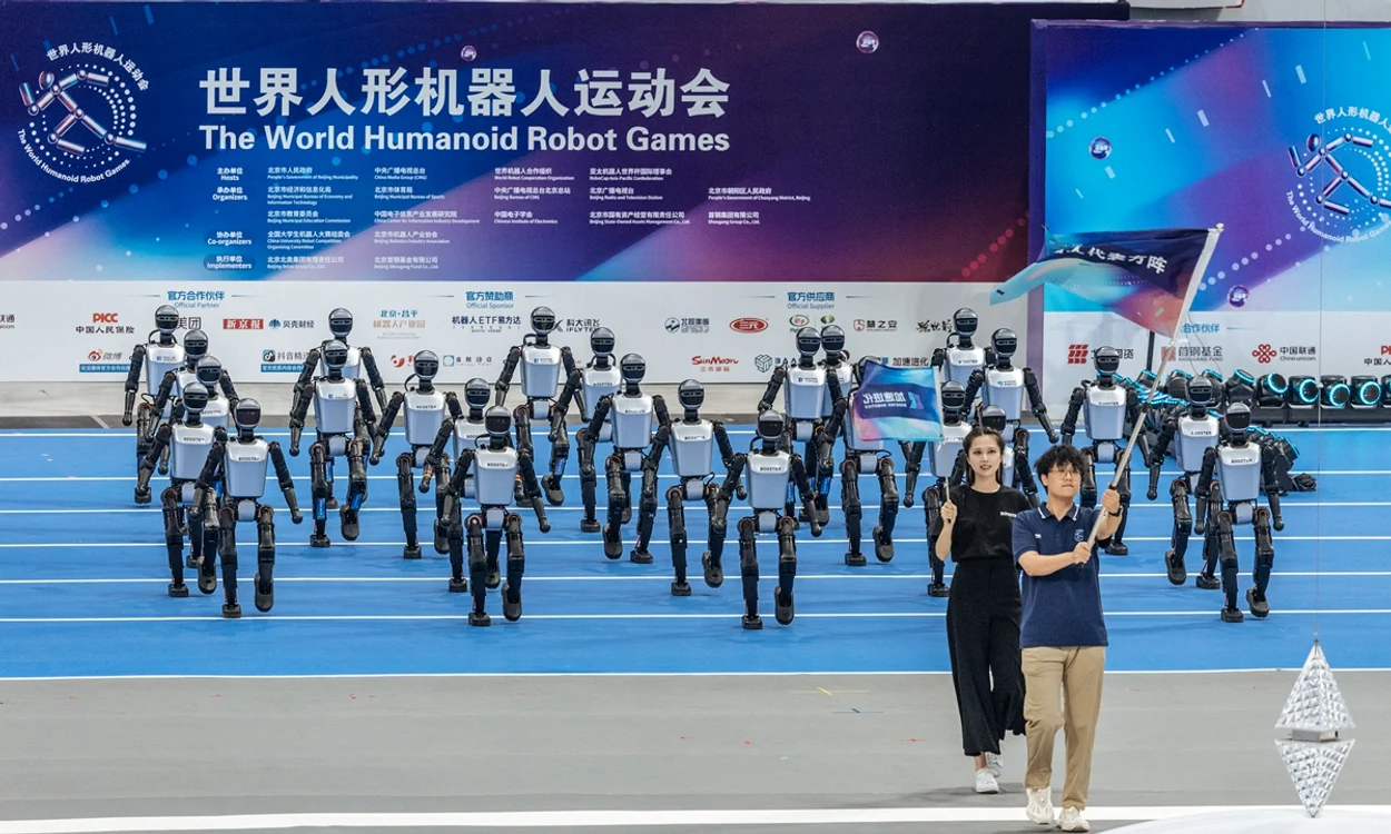 Jocurile Olimpice ale roboților umanoizi  se desfășoară în China FOTO @China6Ex / X