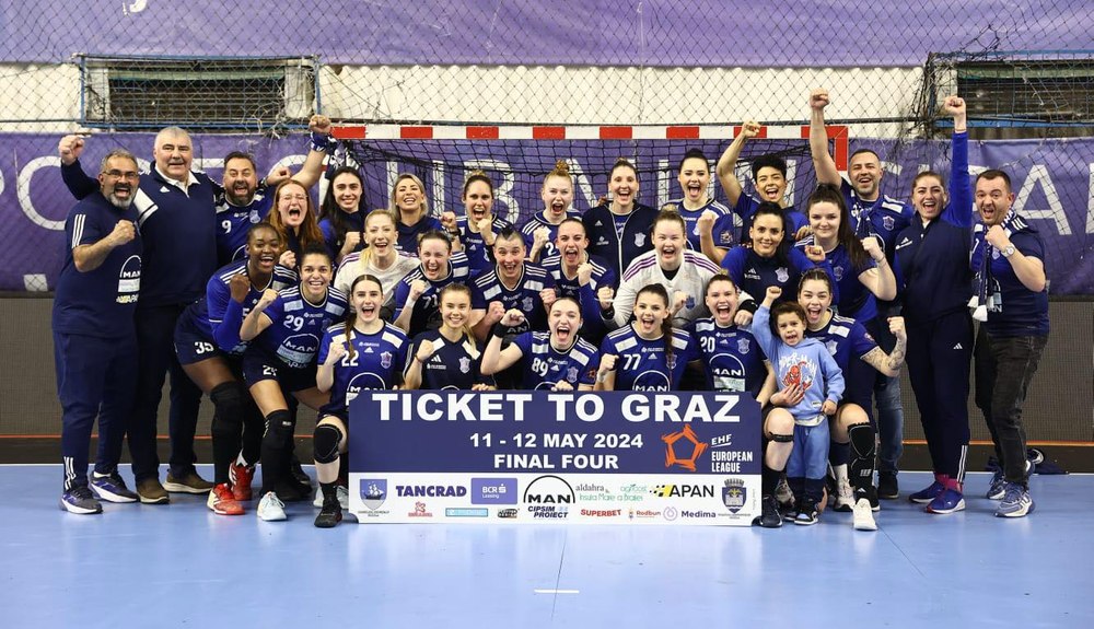  Dunărea Brăila s-a calificat la turneul final al EHF European League la handbal feminin