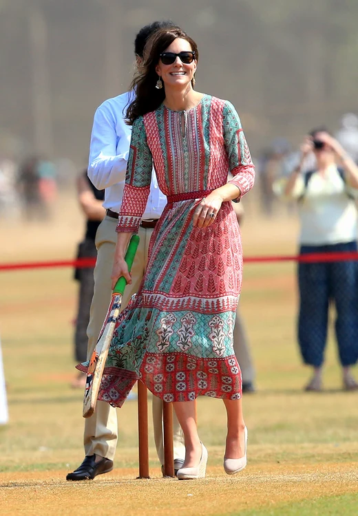 Kate Middleton, la o partidă de cricket
