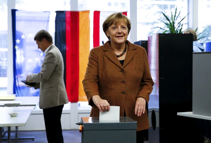 Angela Merkel a avut emoţii atunci când a votat FOTO Reuters