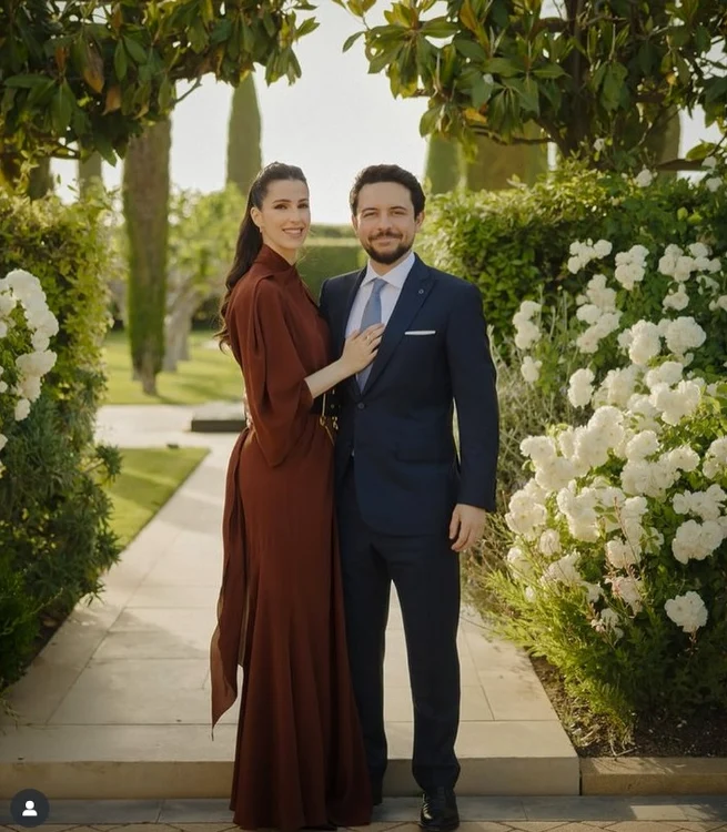 Prințul Hussein și Prințesa Rajwa foto casa regala hașemita jpg