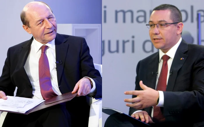 Traian Băsescu şi Victor Ponta. FOTO Eduard Enea