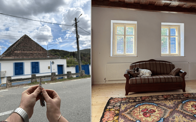 „În România, oamenii nu mai construiesc astfel de case”. Locuința de 73.000 de euro dintr-un sat transilvan i-a uimit pe străini