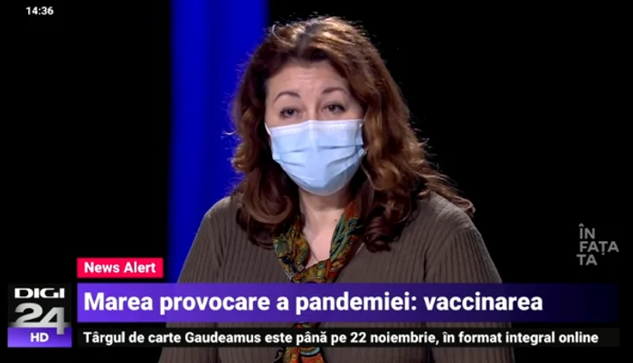 
    Simin Aysel Florescu, directorul medical al Spitalului Victor BabeșFoto: captură video Digi24  