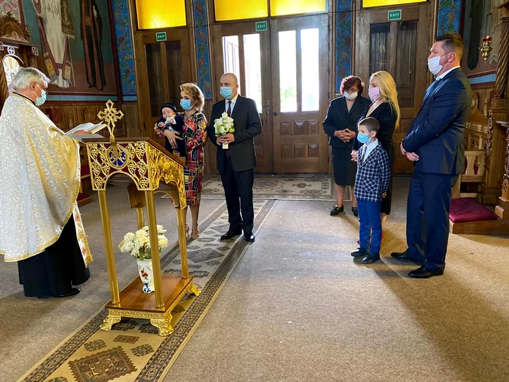 În biserică au fost doar opt persoane