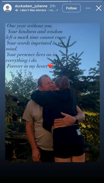 Fiica lui Duckadam a postat o fotografie cu tatăl ei pe internet.