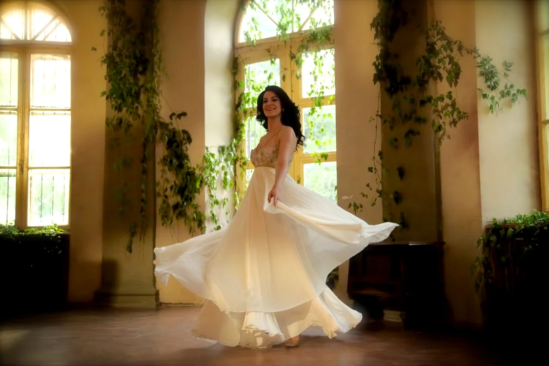 Angela Gheorghiu, la filmările videoclipului „Copacul“ FOTO Mediapro Music