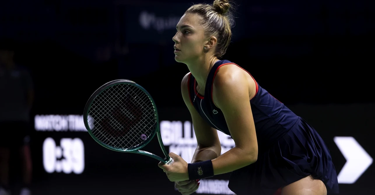 Jaqueline Cristian e prima jucătoare din România în clasamentul WTA. Foto EPA EFE