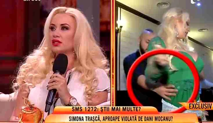 Dani Mocanu și Simona Trașcă, dansând la petrecere