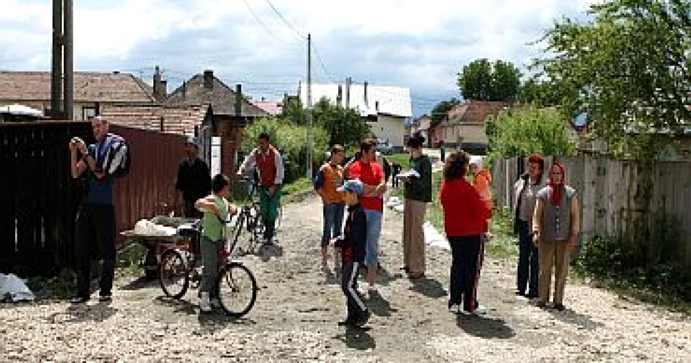 Braşov: Zărneştenii, disperaţi din cauza inundaţiilor  (GALERIE FOTO)