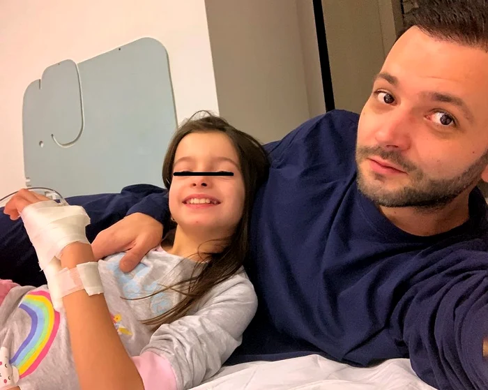 Mihai Morar a petrecut 24 de ore în spital cu fetița lui