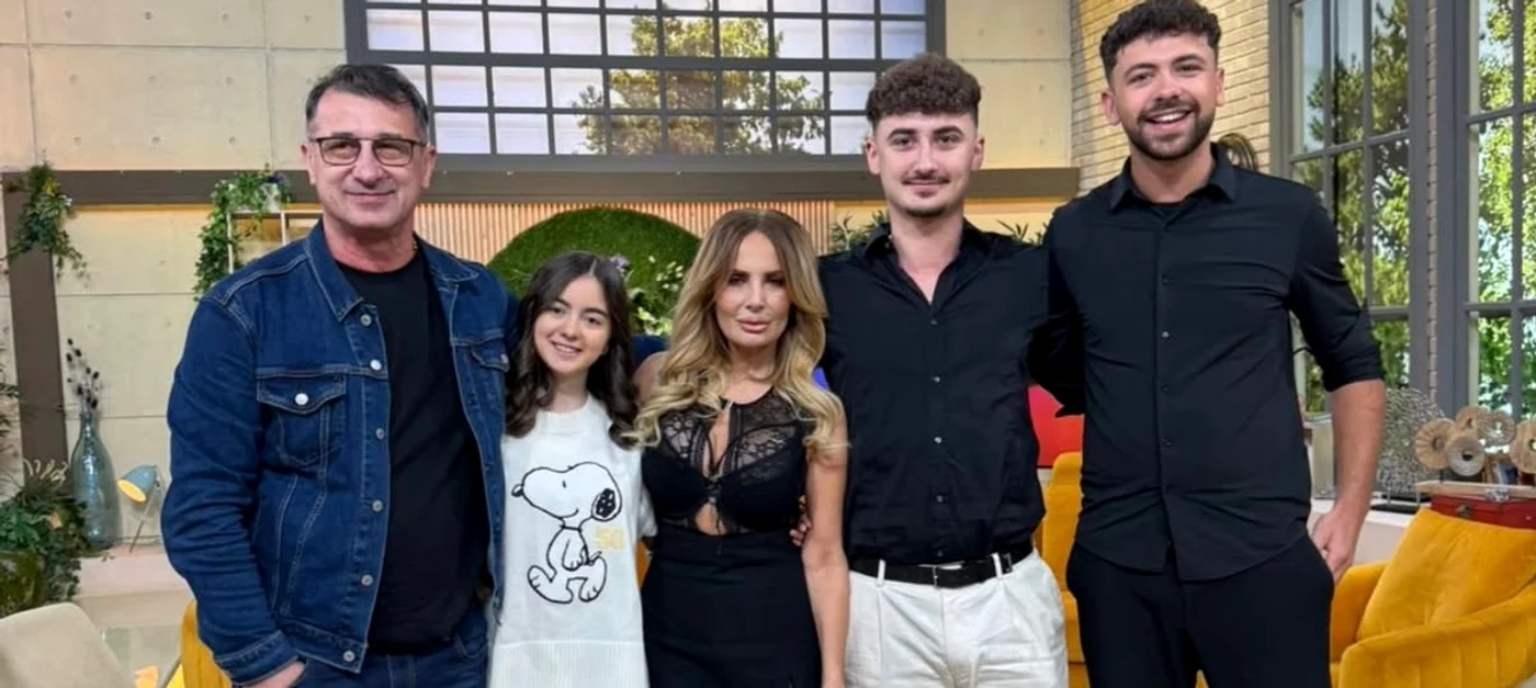 George Tal, Daniela Gyorfi, fiica lor Maria și băieții Marcus și George Jr foto: Instagram 