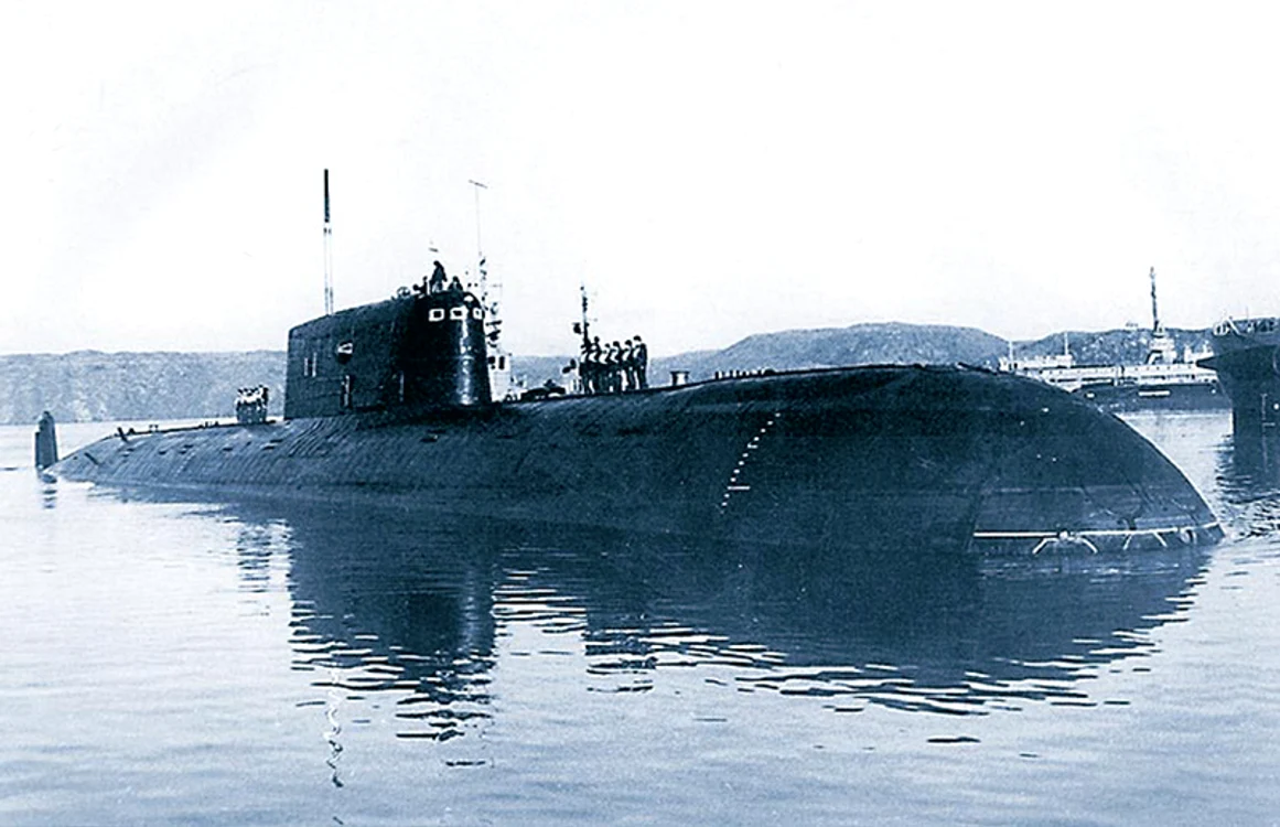 Submarinul nuclear rusesc Komsomoleț/FOTO:X