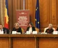Alexandru Rafila, Ileana Badiu, Andreea Domșa, Otilia Sava și Irina Radu Rădulescu la evenimentul dedicat menopauzei la Palatul Parlamentului. FOTO: Talentivity
