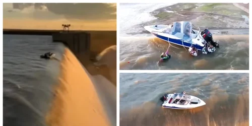 Patru bărbați, salvați în ultimul moment de la marginea unui baraj
