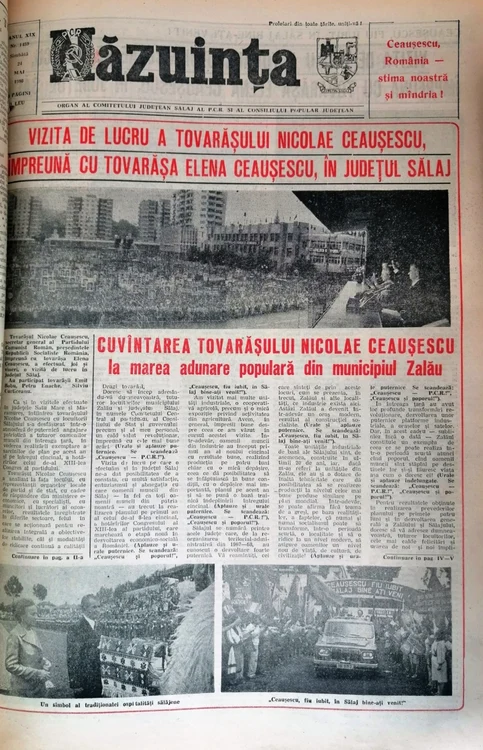 vizita lui ceausescu in salaj foto arhivele nationale salaj