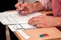 taking examination job application form filling jpg