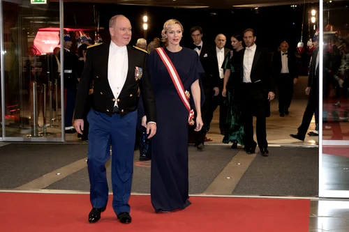 Charlene și Albert de Monaco la gala de Ziua Națională