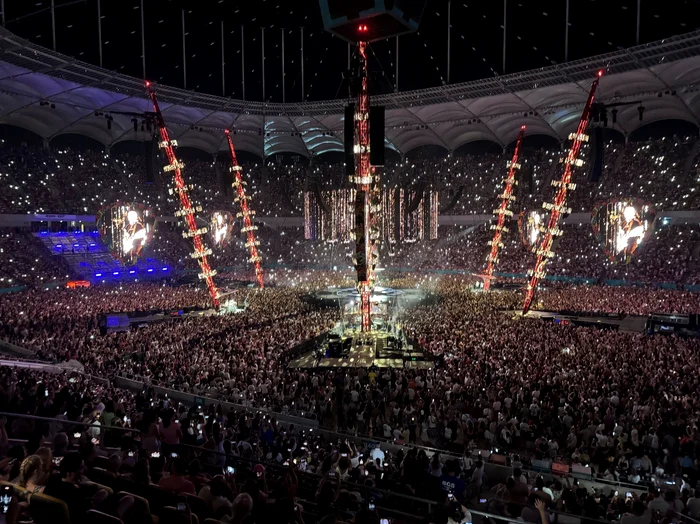 Unul dintre cele mai grandioase concerte, cel al lui Ed Sheeran, din 2024 Foto: eventim
