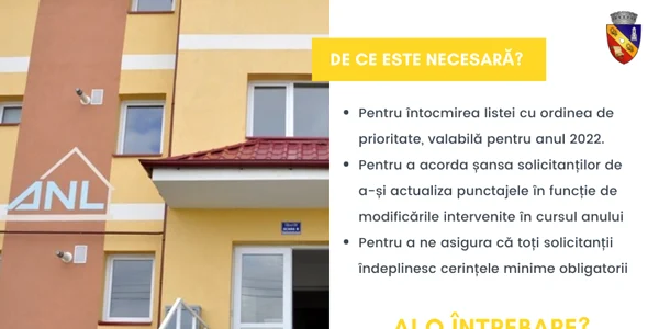 slobozia locuinte ANL reactualizare dosar FOTO Faceb/MS