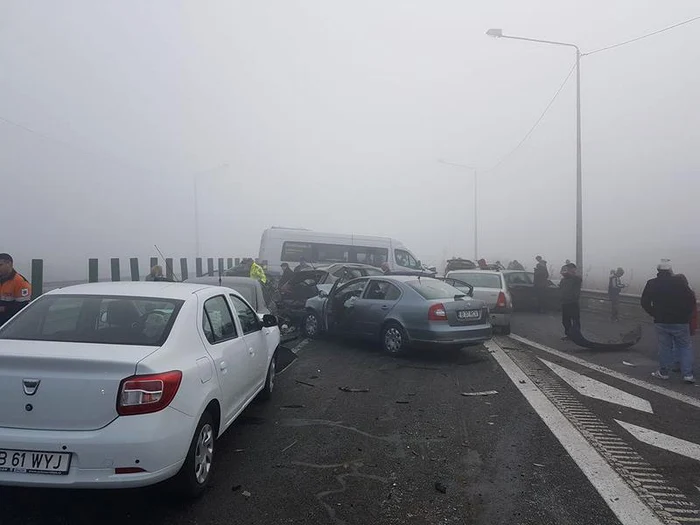Un carnagiu a avut loc în 2016 pe Autostrada Soarelui, din cauza unui accident în lanț