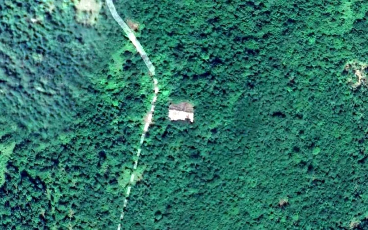 buncarul vazut din satelit google earth 