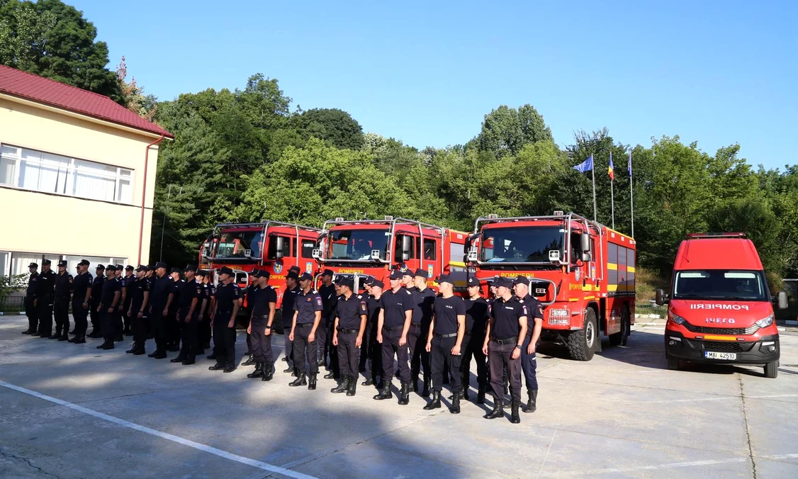 Peste 50 de români au fost mobilizați și trimiși de urgență în Grecia / Foto: gov.ro