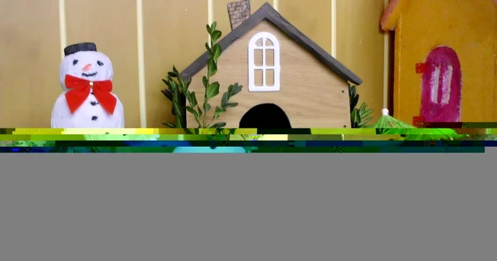 Exponatele confecționate de copii 