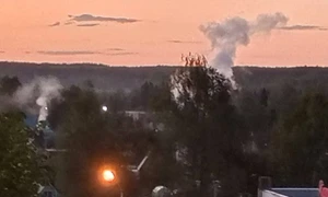 Atacuri cu drone în Rusia FOTO via X jpeg