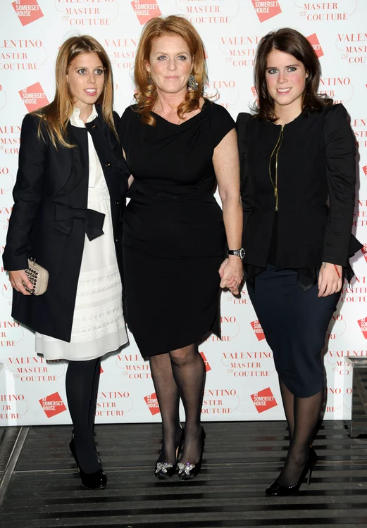 Sarah Ferguson, alături de fiicele ei