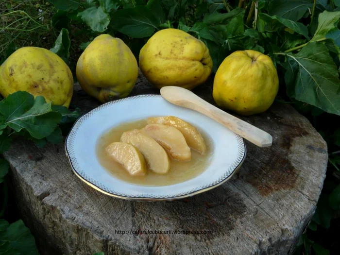 Mâncarea de gutui, un deliciu de toamnă Fotografii:cufărulcubucurii.wordpress.com