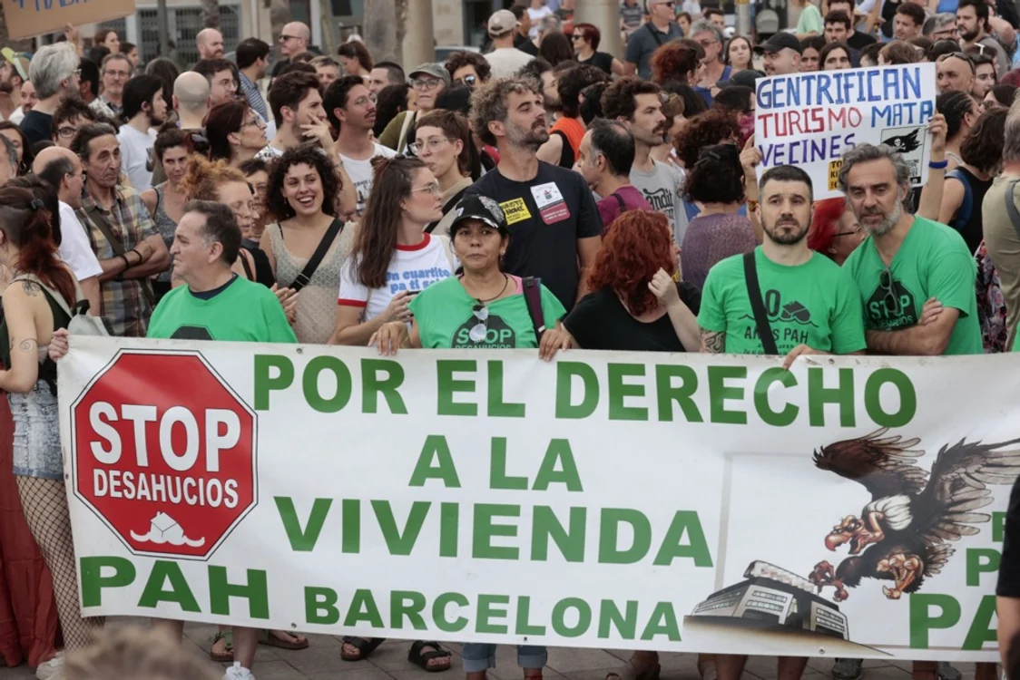 protest anti-turism în Barcelona FOTO EPA