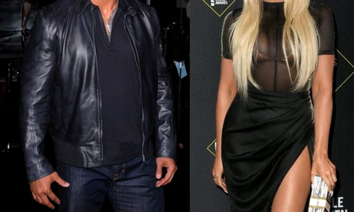 The Rock si Khloe Kardashian  jpg