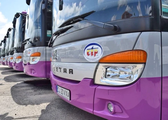 Autobuze din Cluj-Napoca FOTO: Facebook CTP Cluj