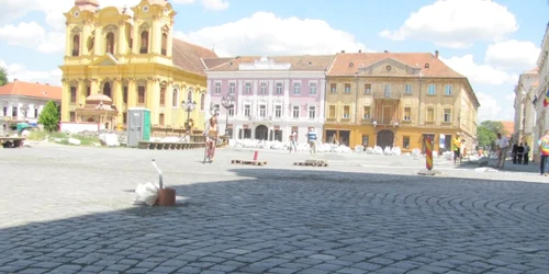 Piaţa Unirii din Timişoara FOTO Ştefan Both