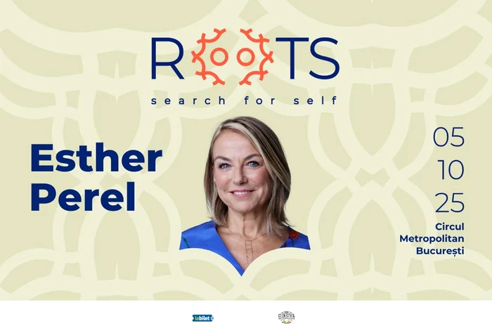 Celebra psihoterapeută internațională Esther Perel vine la Roots Search for Self la București