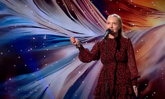 Alexia Tudose, la Românii au talent. Foto: captură video