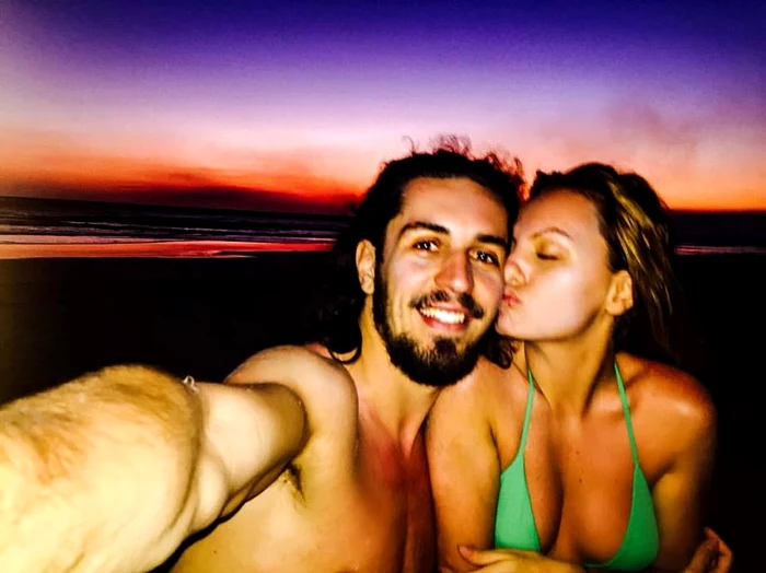 
    Alexandra Stan, alături de iubitul ei, BogdanFoto: Arhiva personală  