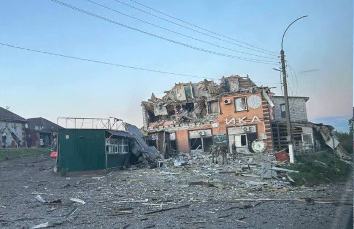 Hotel din Kursk lovit de o rachetă ucraineană Foto: X
